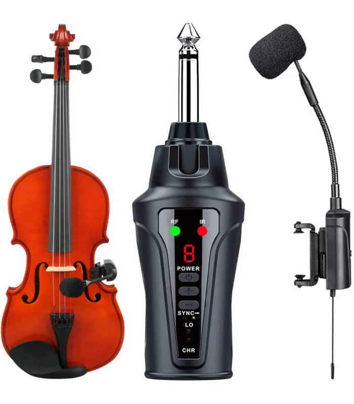 Wireless Lavalier Microphone with Charging Case – Portable for iPhone, Android & Notebook