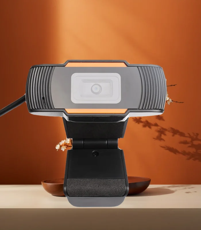 720P USB Webcam with Microphone – Plug & Play for PC/Desktop