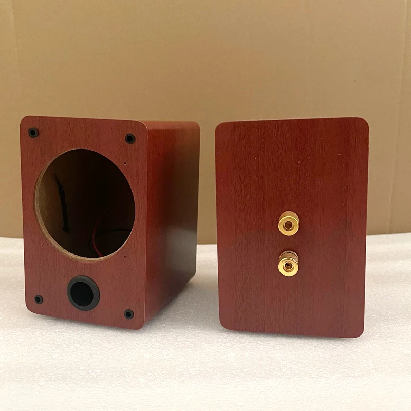 3 Inch Square Wooden Speaker Shell Box – DIY HIFI Amplifier (1pcs)