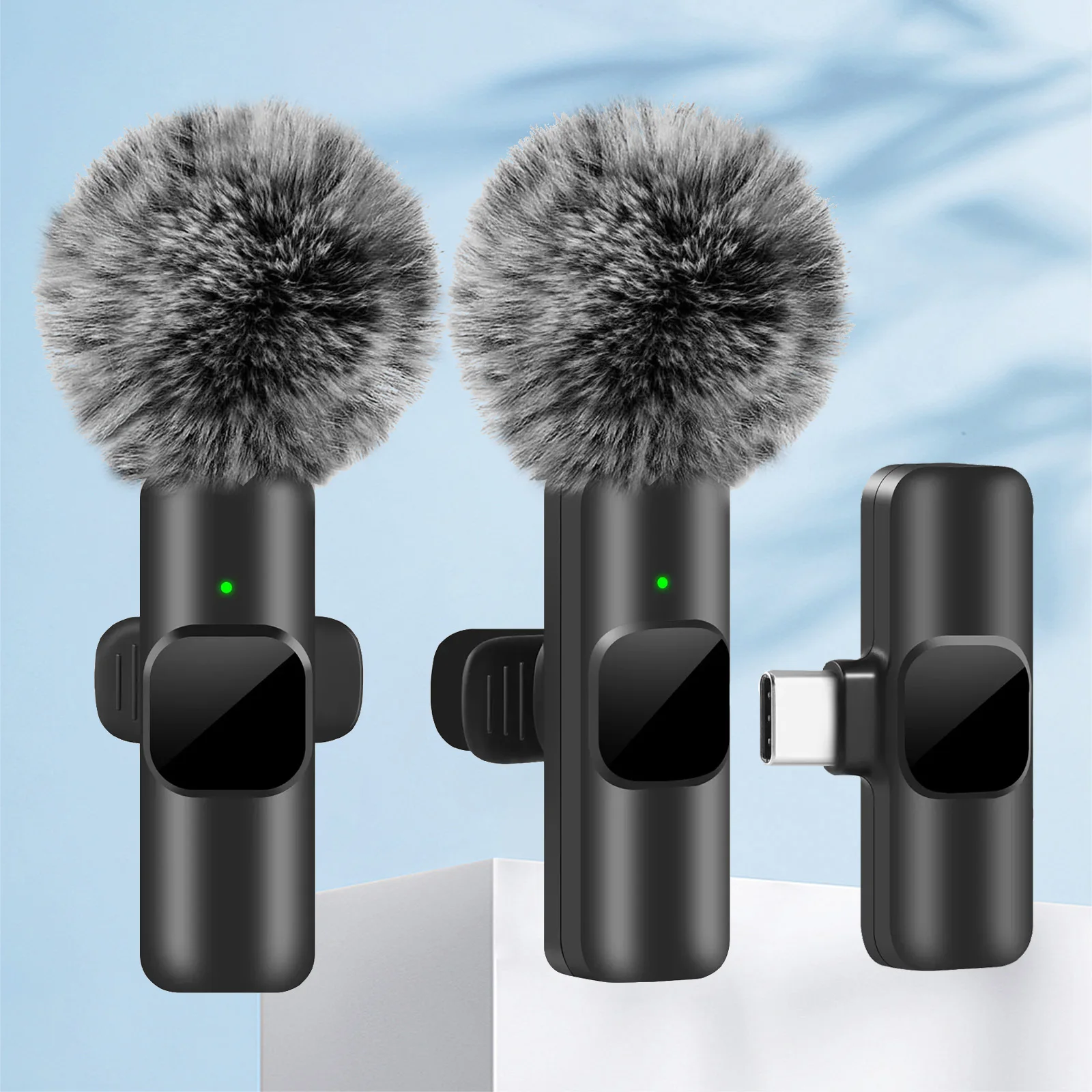 K60 New Wireless Lavalier Microphone for iPhone & Android – Live Gaming & Recording